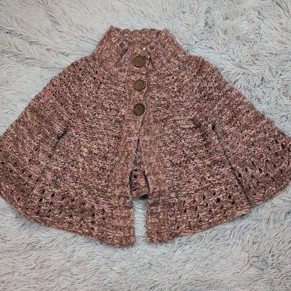 Free People Sweater Womens  S Pink Wool Blend Cardigan Soft Comfort Crochet‎